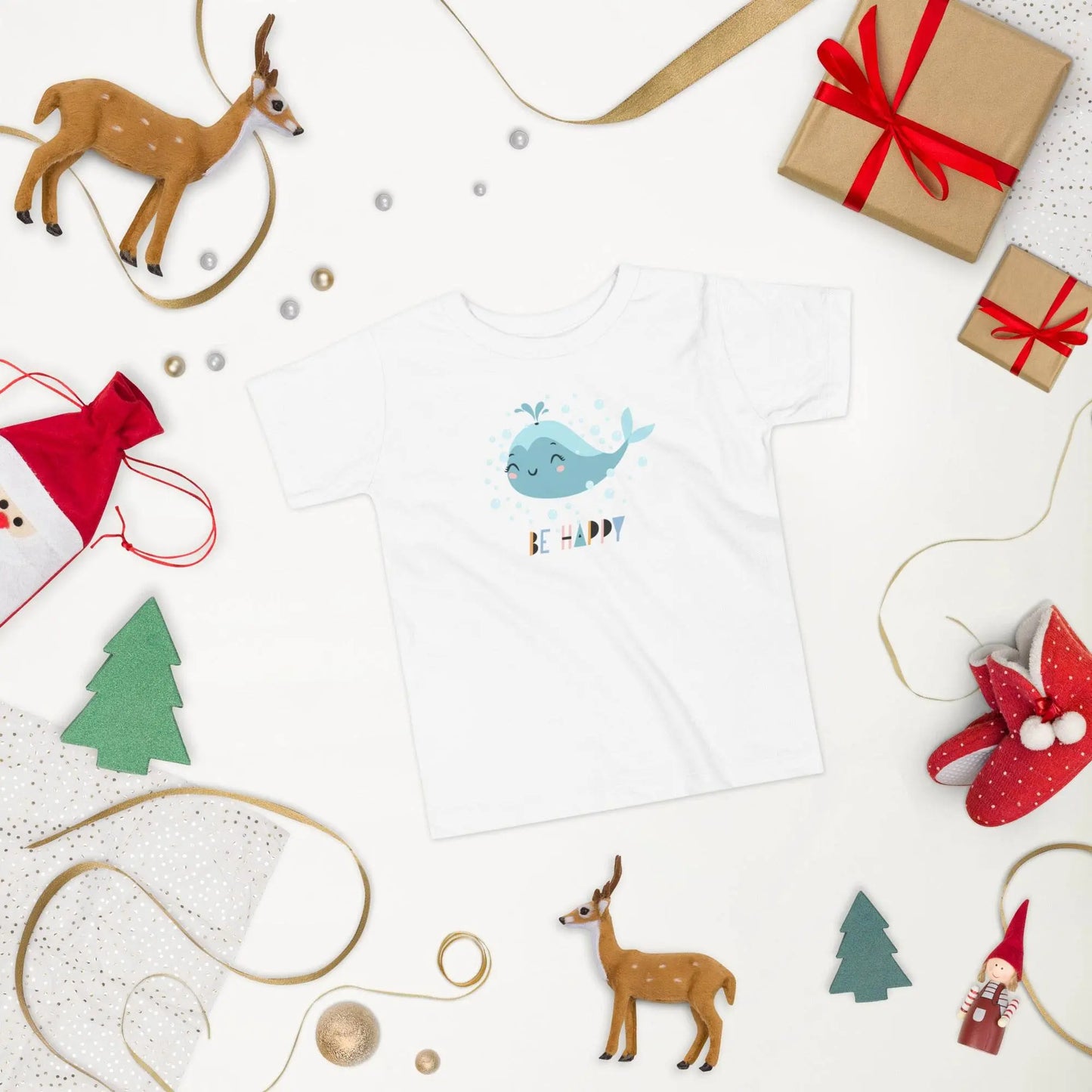Little Whale Toddler White T-Shirt - IVORYNN