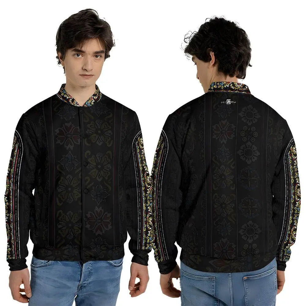 Love Story Baseball Black Jacket - IVORYNN