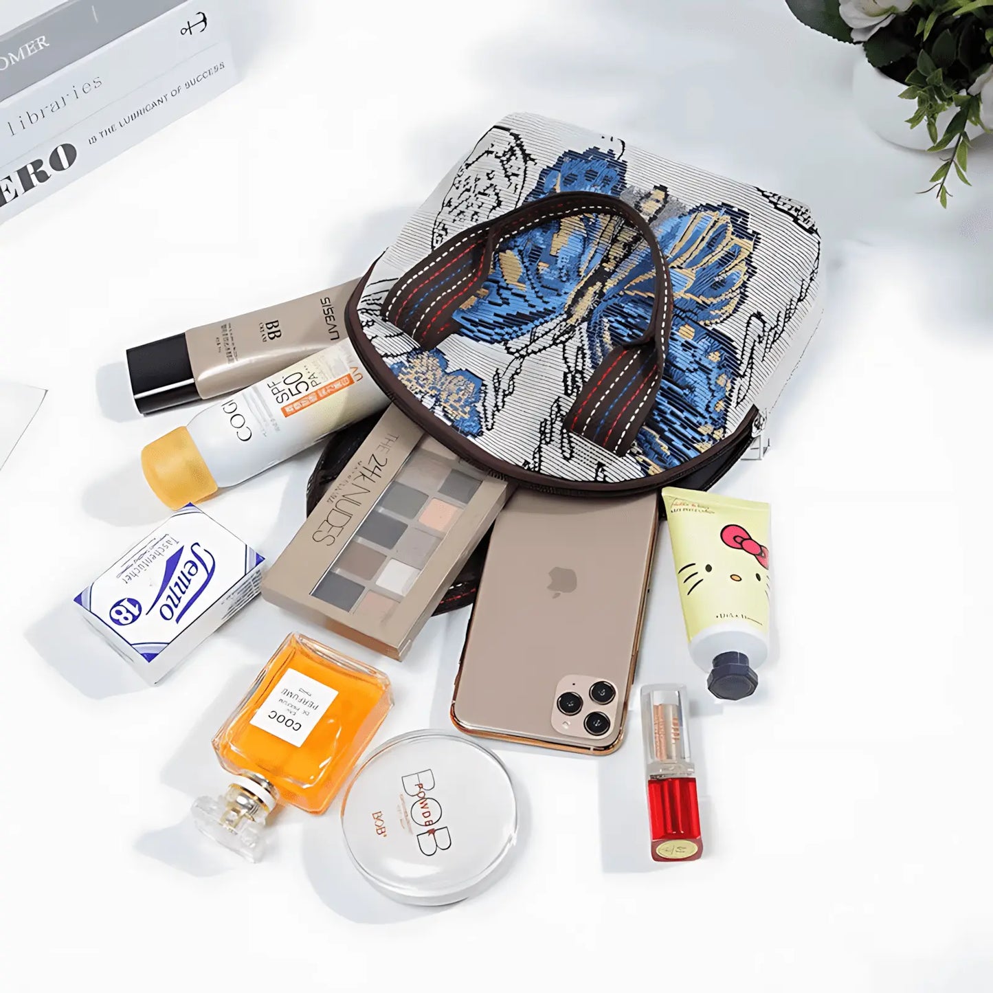 Lunch Canvas Folding Picnic Handbag - IVORYNN