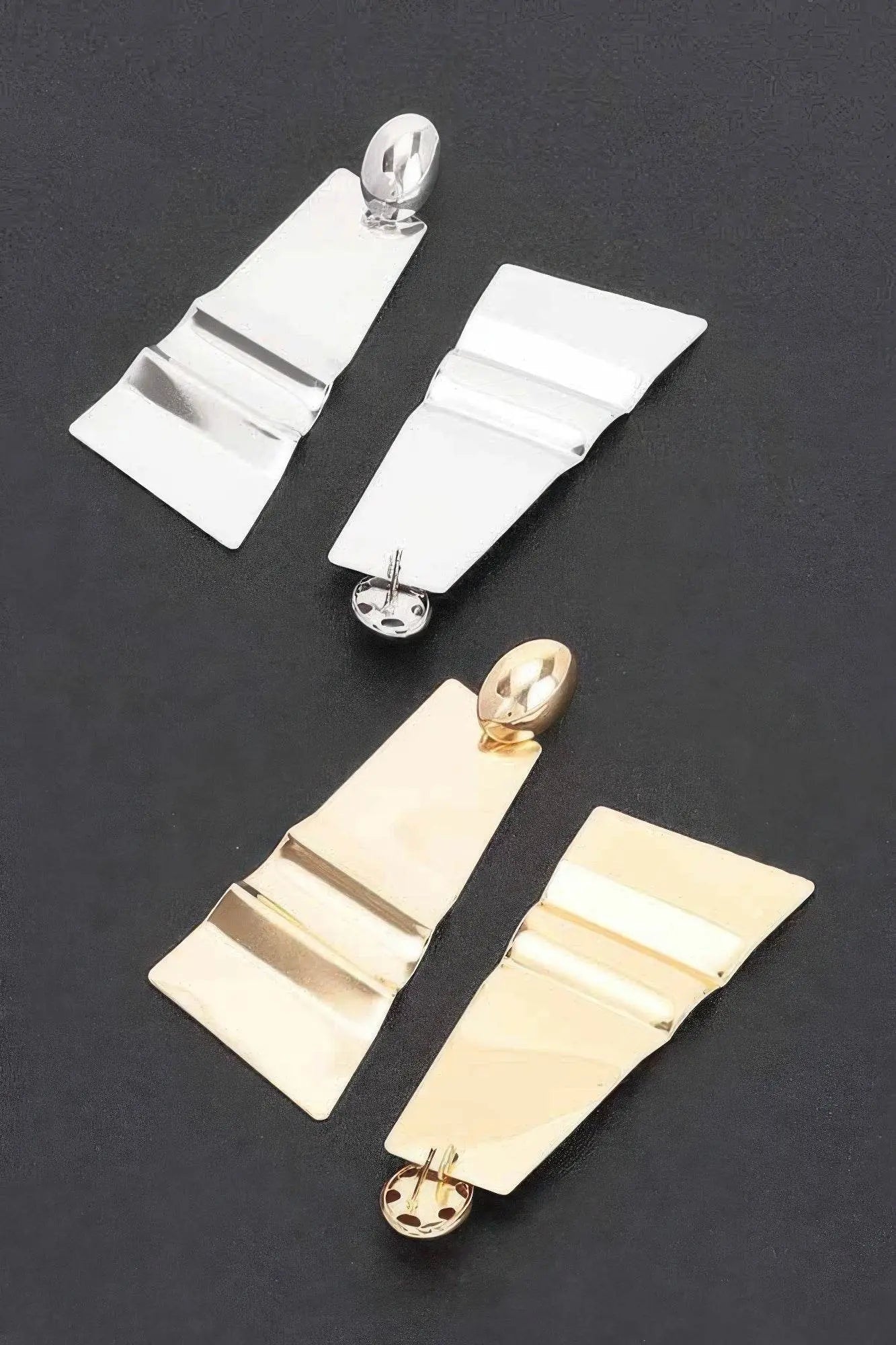 Luxury Polygon Metal Earring - IVORYNN