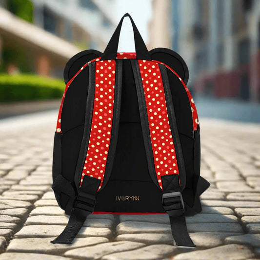 Mickey Mouse Ears Stylish School Backpack - IVORYNN