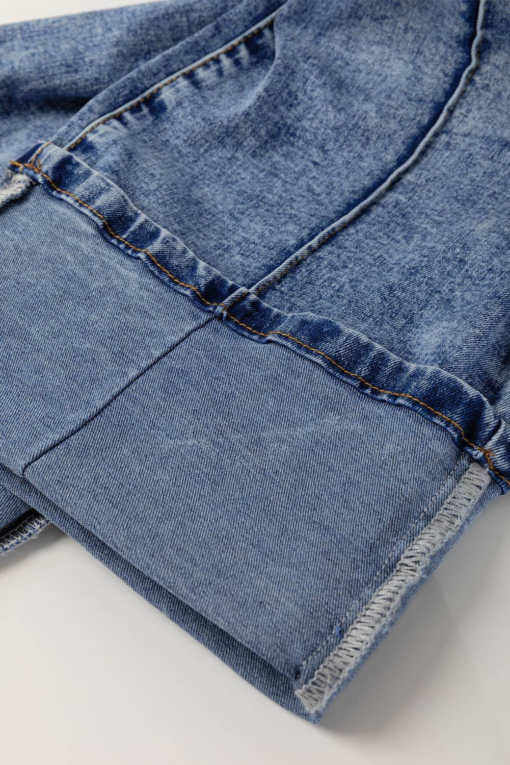 Myosotis Straight High Waist Center Seam Jeans - IVORYNN
