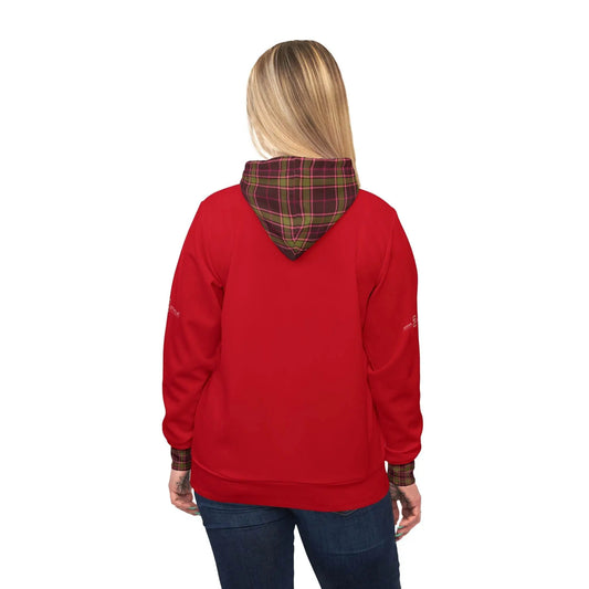 Red Athletic Feldgrau Hoodie - IVORYNN