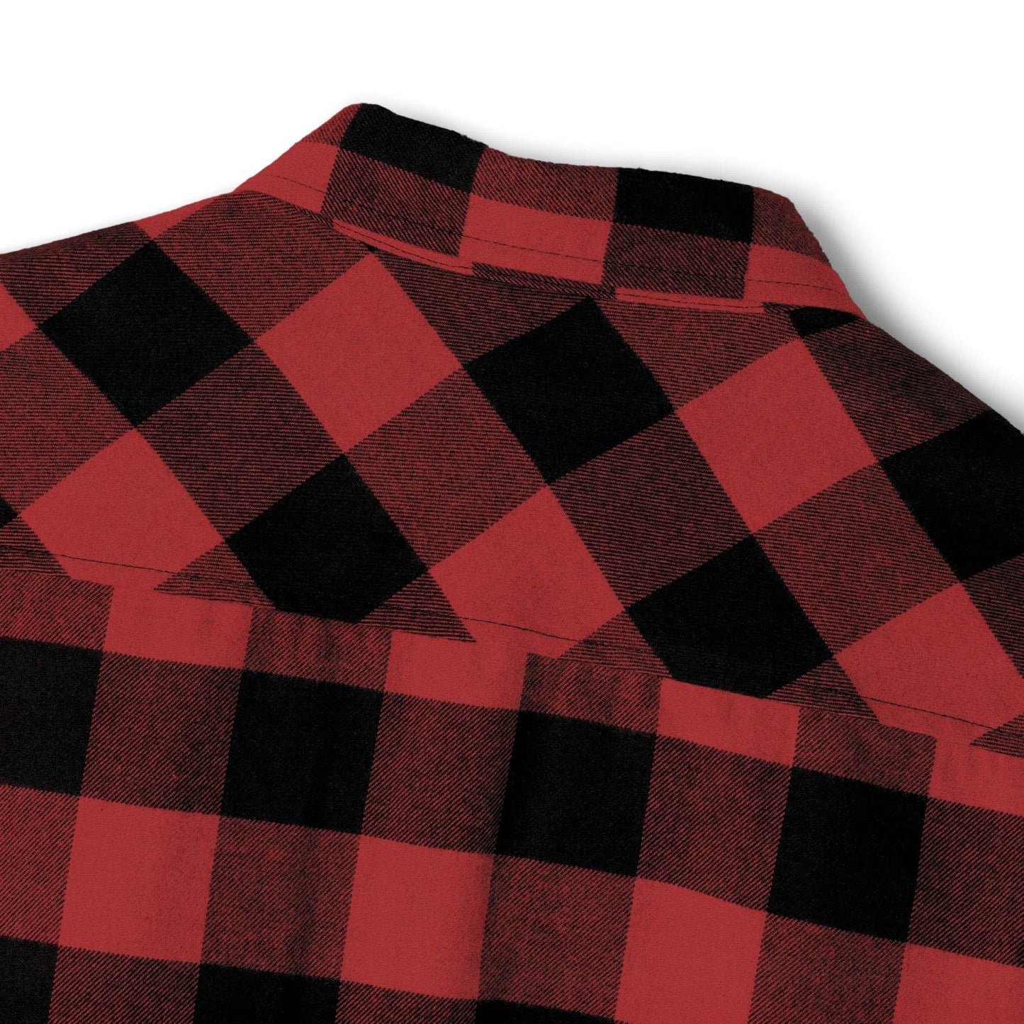 Red Plaid Men Luxury Flannel Shirt - IVORYNN
