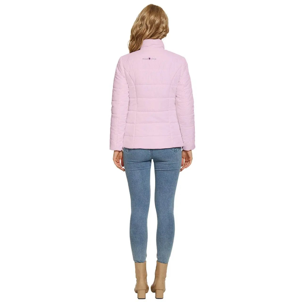 Royal Look Pink Puffer Jacket - IVORYNN