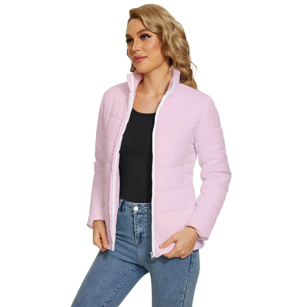 Royal Look Pink Puffer Jacket - IVORYNN