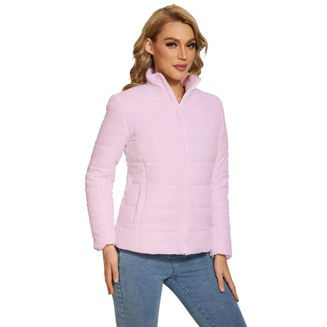 Royal Look Pink Puffer Jacket - IVORYNN