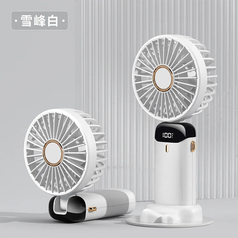 Handheld Mini Fan Foldable Portable 1800mAh