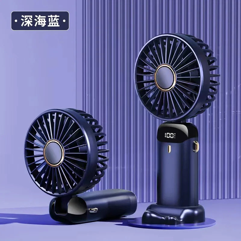 Handheld Mini Fan Foldable Portable 1800mAh