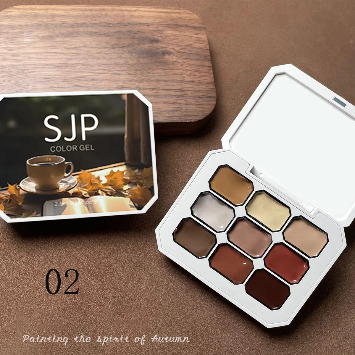 9-grid Color Painting Glue Nail Polish