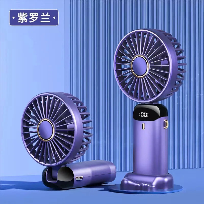 Handheld Mini Fan Foldable Portable 1800mAh