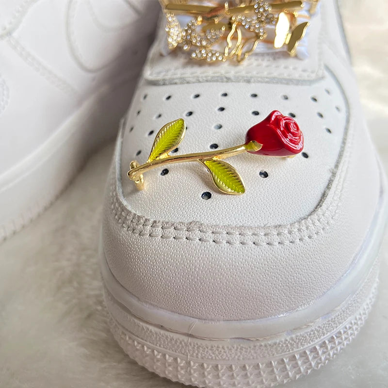 Shoelaces Clips Decoration Shiny Rhinestones