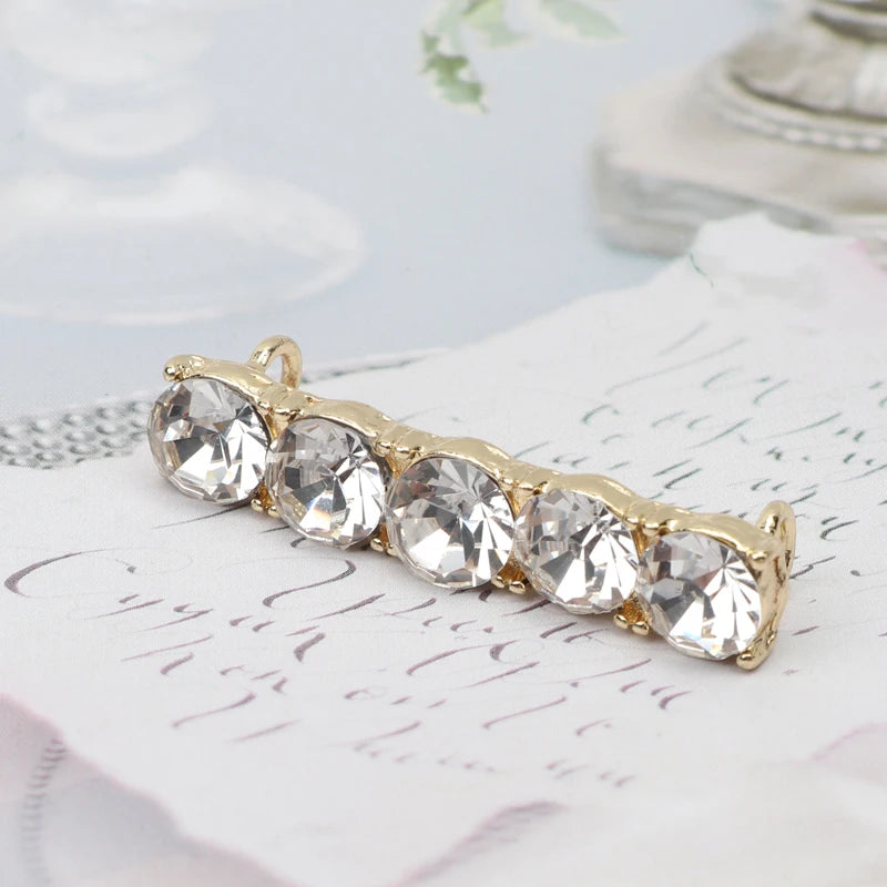Shoelaces Clips Decoration Shiny Rhinestones