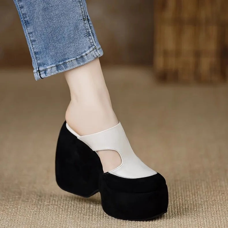 High Thick Luxury Women Sandals