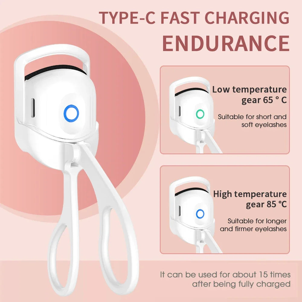 Electric Heated Eyelash Control Charging Curler
