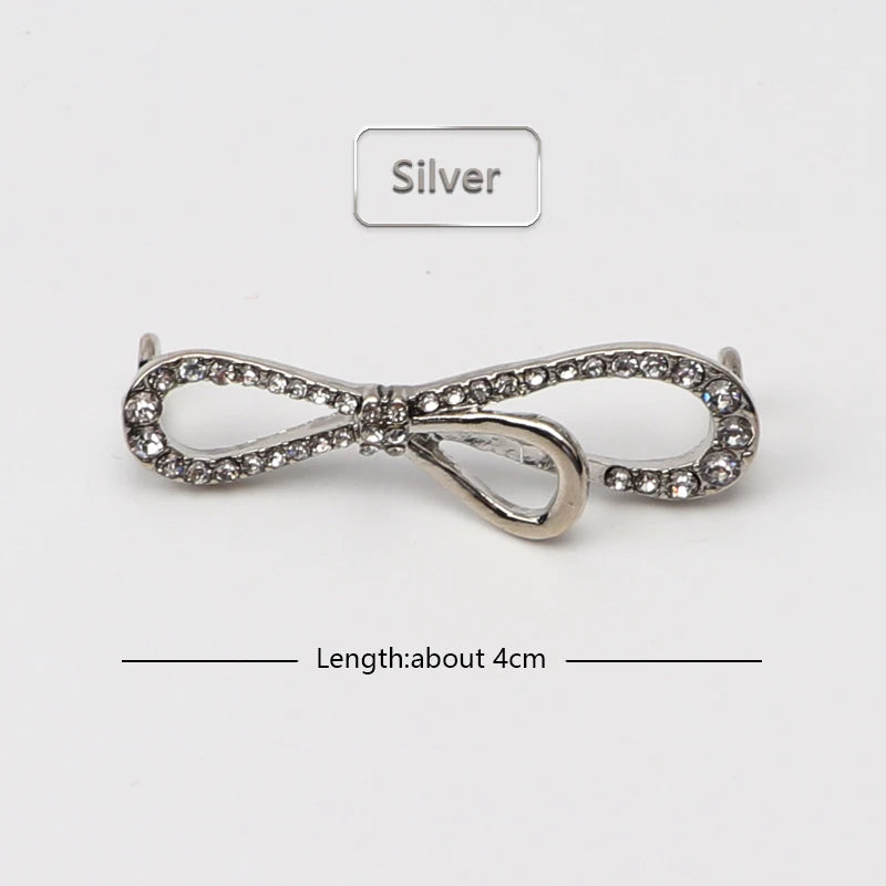 Shoelaces Clips Decoration Shiny Rhinestones