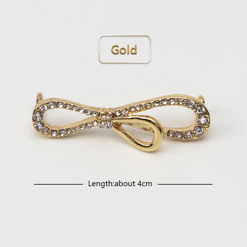 Shoelaces Clips Decoration Shiny Rhinestones