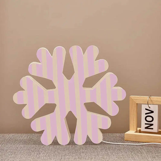 Snowflake Warm Light Night Light - IVORYNN
