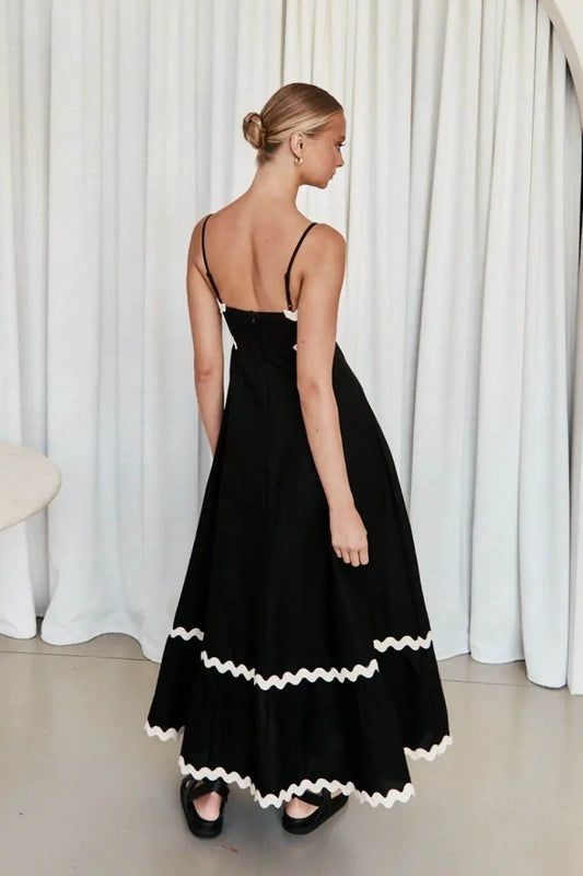 Spaghetti Strap Maxi Dress - IVORYNN