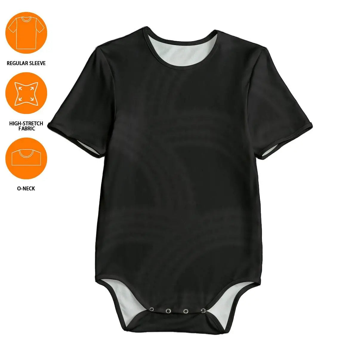 Stylish Black Baby Bodysuits - IVORYNN