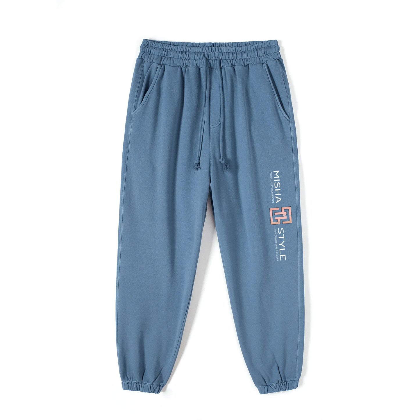Super Heavyweight State Blue Washed Baggy Sweatpants - IVORYNN