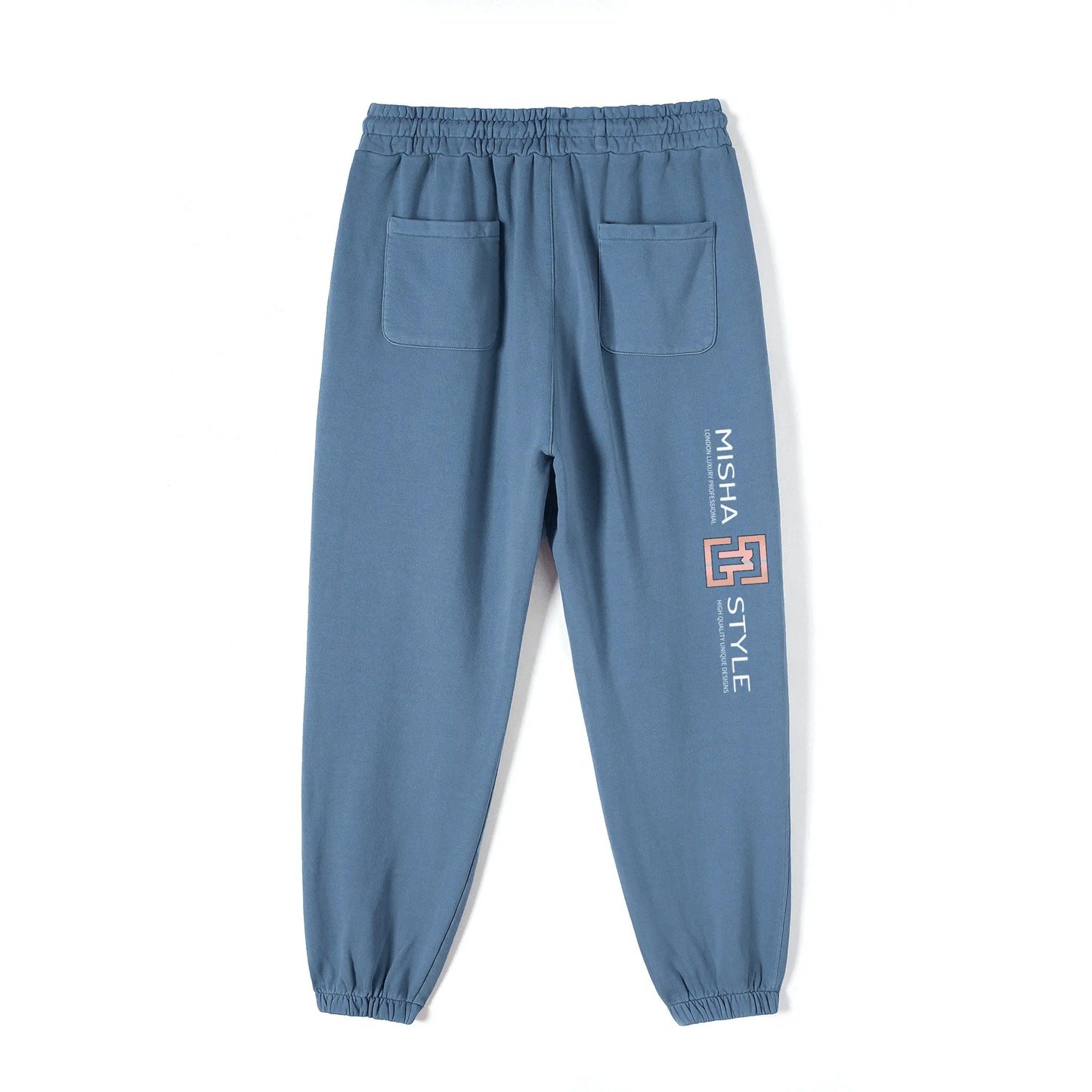 Super Heavyweight State Blue Washed Baggy Sweatpants - IVORYNN
