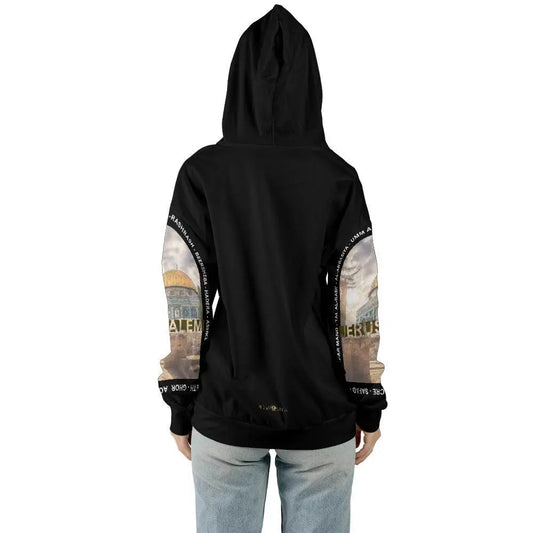 Uniqe Black Hoodie Lightweight - IVORYNN