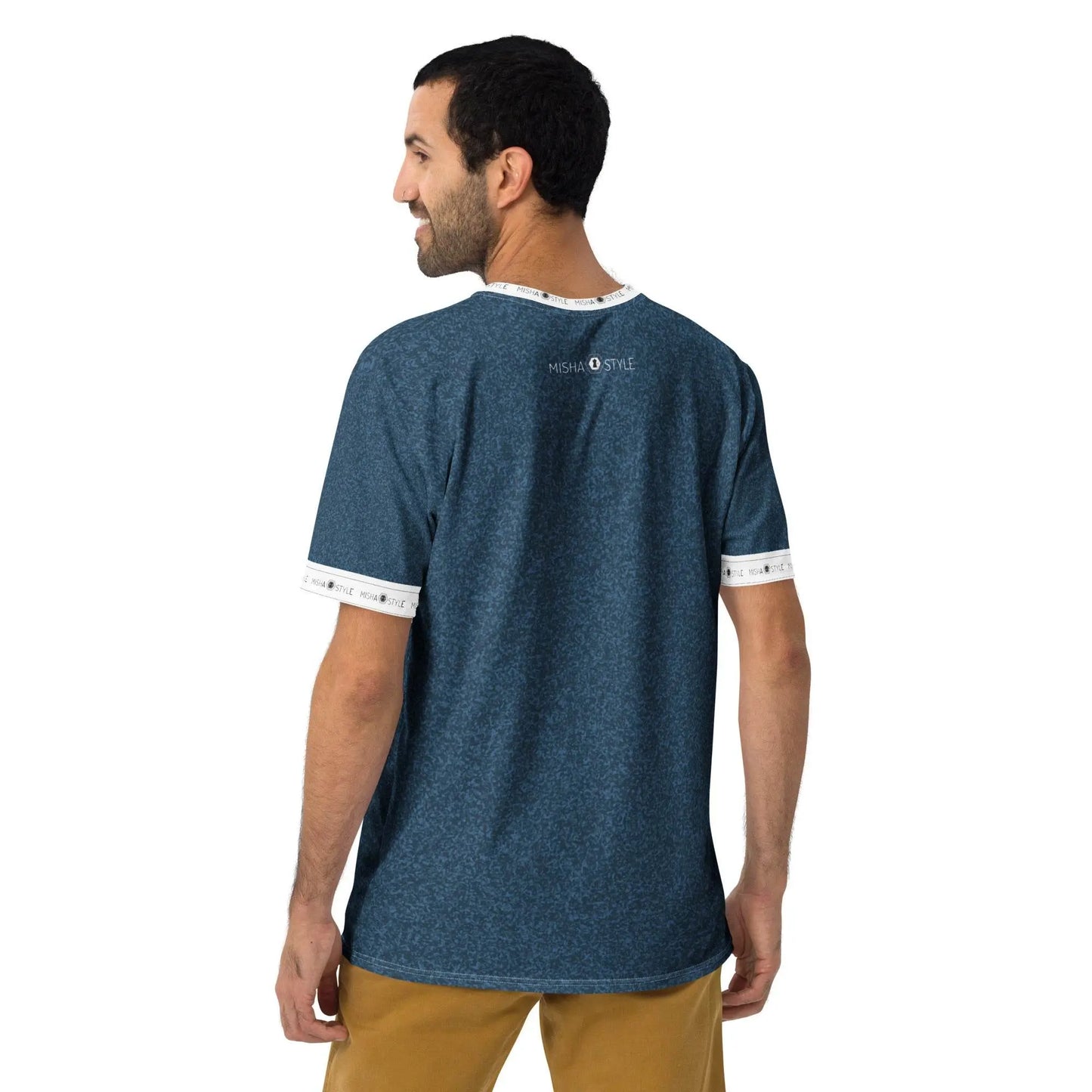 Unique Air Japanese Indigo Men T-Shirt - IVORYNN
