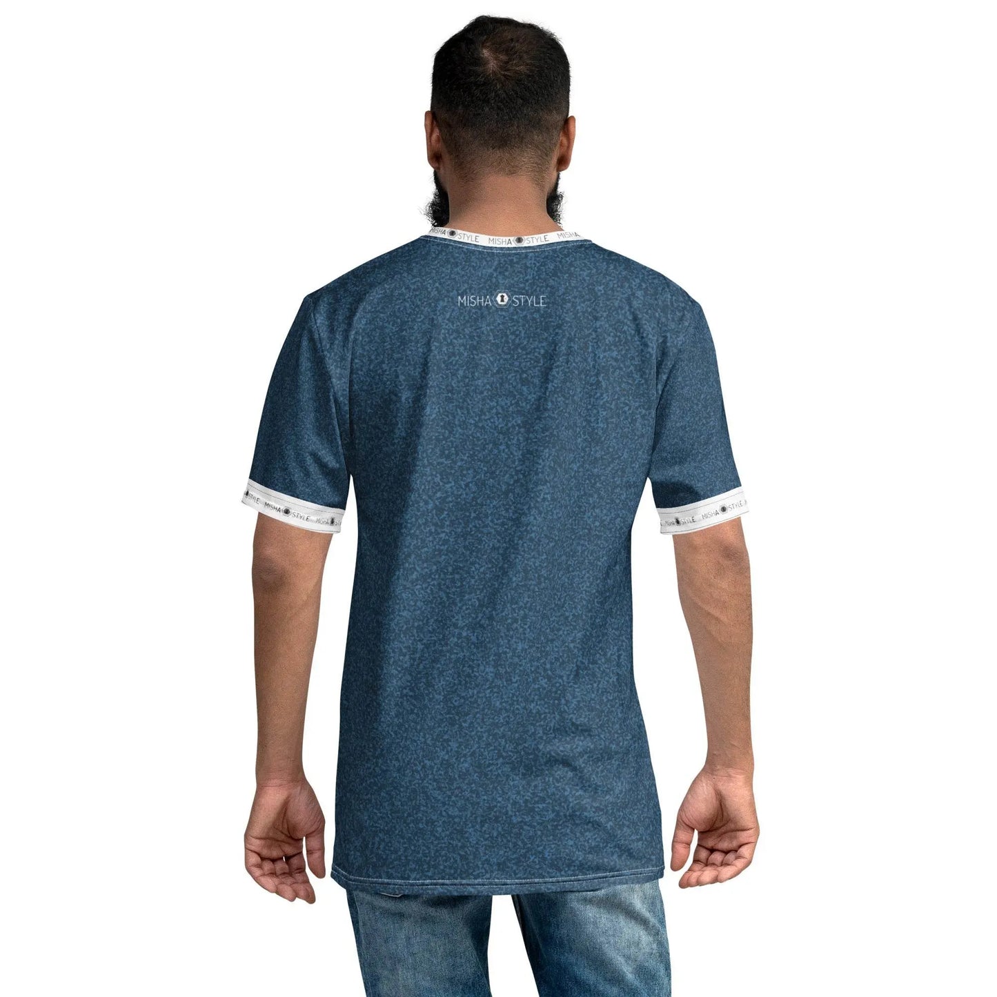 Unique Air Japanese Indigo Men T-Shirt - IVORYNN
