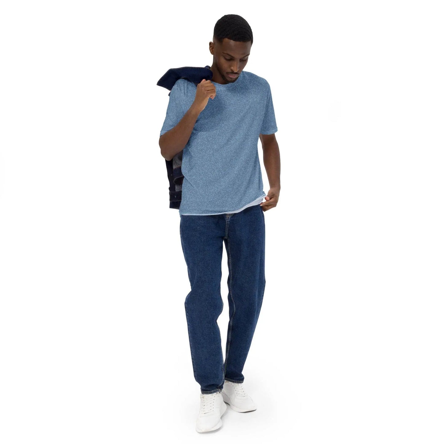 Unique Air Superiority Blue Men T-Shirt - IVORYNN