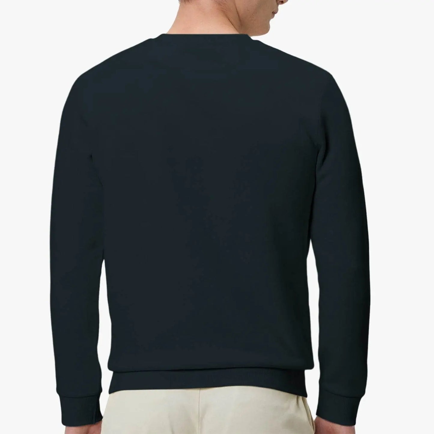 Unisex Garment-Dyed Deep Gray Sweatshirt - IVORYNN
