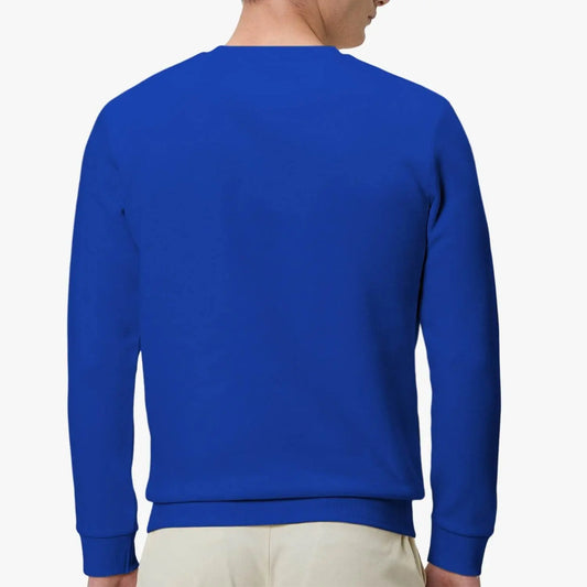 Unisex Garment-Dyed Navy Blue Sweatshirt - IVORYNN