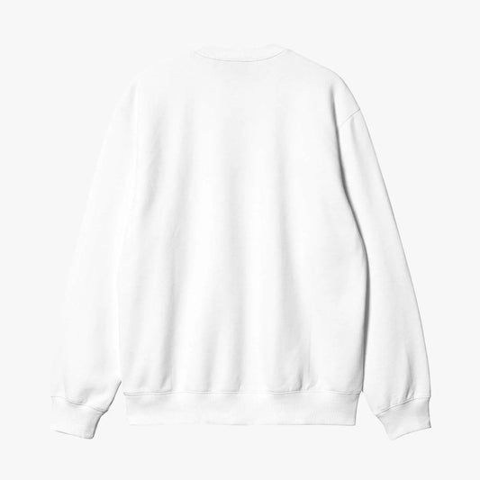 Unisex Garment-Dyed White Sweatshirt - IVORYNN