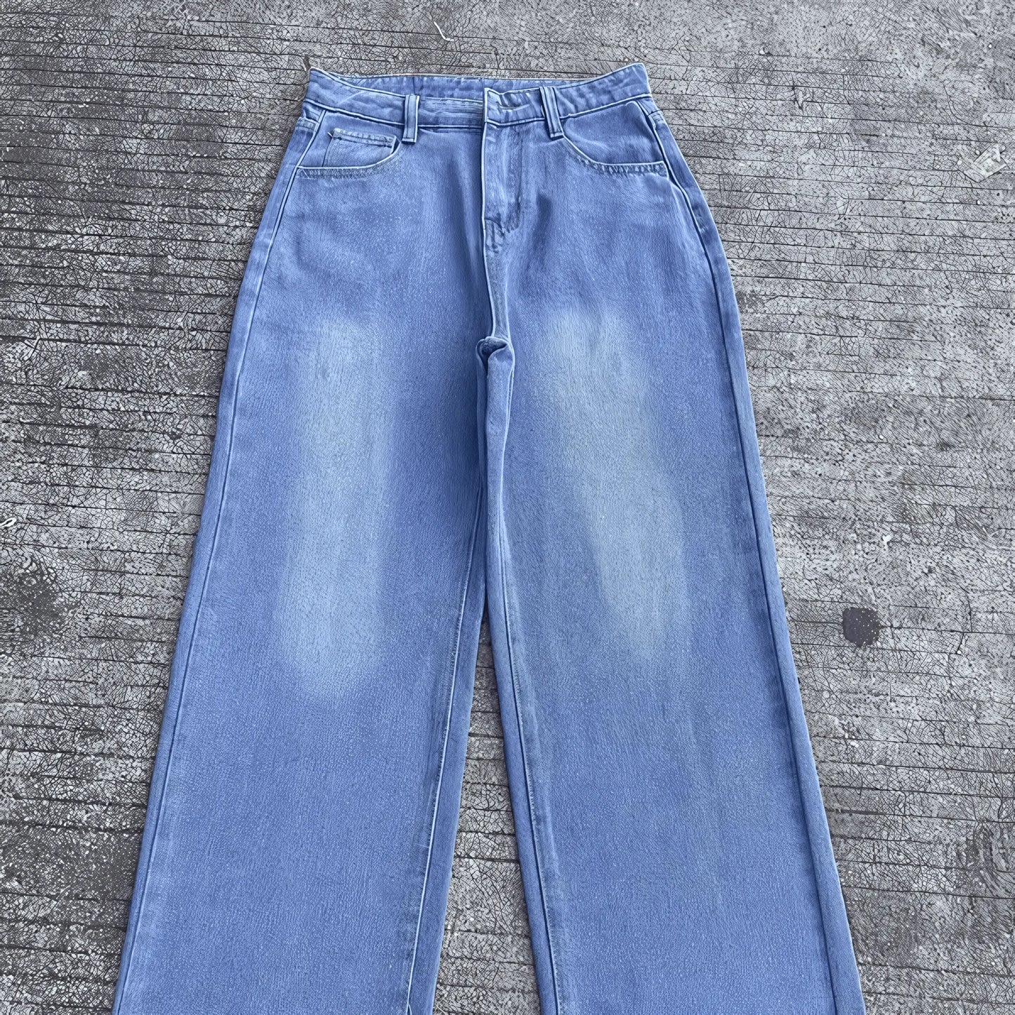 Vintage Casual Wide Leg Summer Jeans - IVORYNN