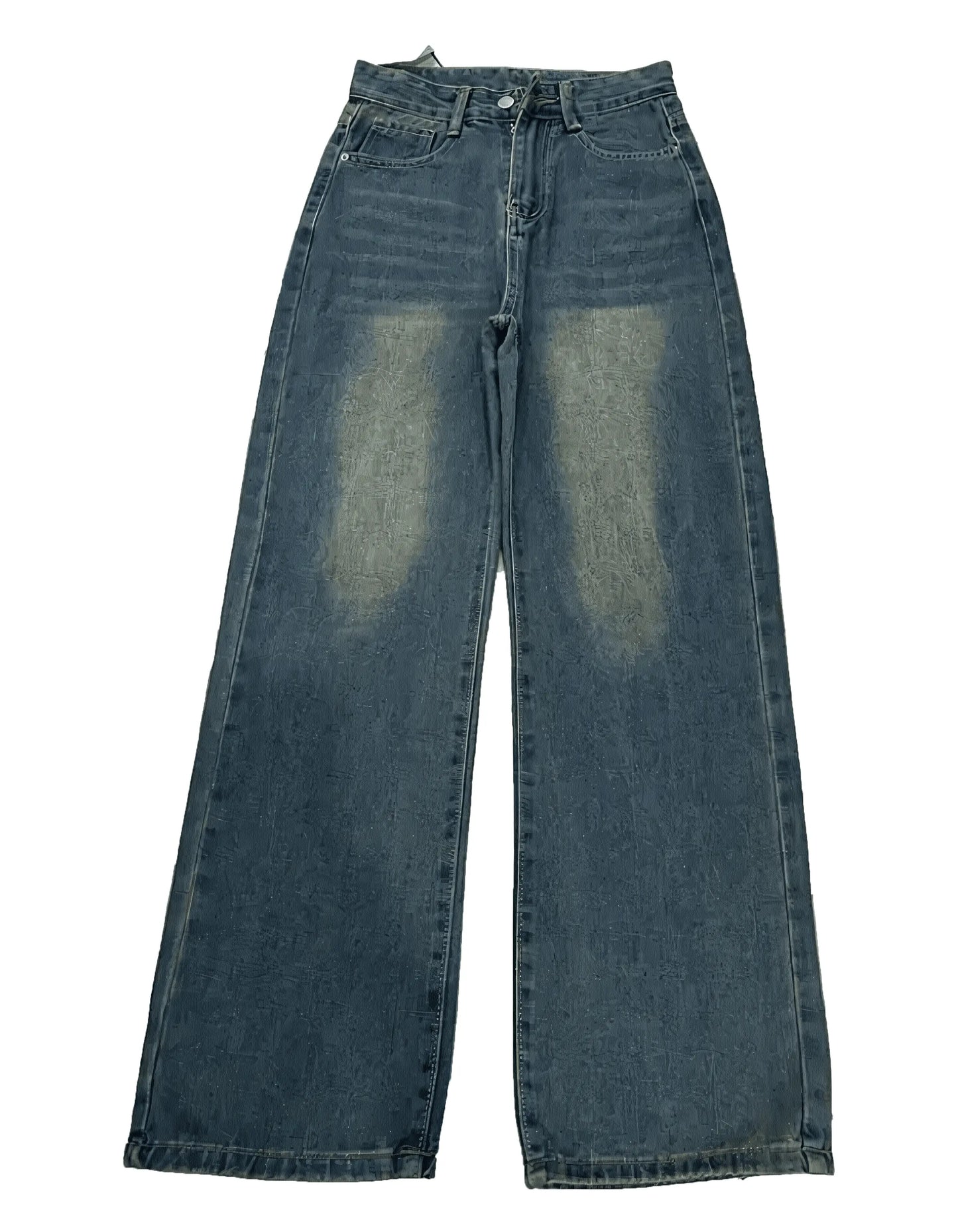 Vintage Casual Wide Leg Summer Jeans - IVORYNN