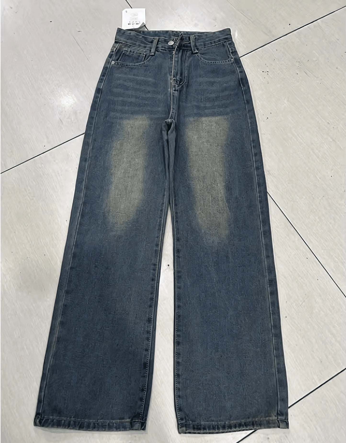 Vintage Casual Wide Leg Summer Jeans - IVORYNN