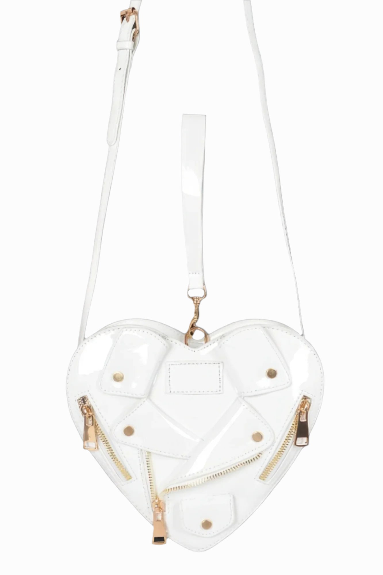 Luxury Heart Shape Jacket Crossbody Bag