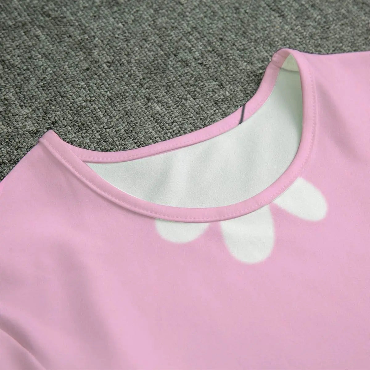 White Jasmin Flower Pink Baby Bodysuits - IVORYNN