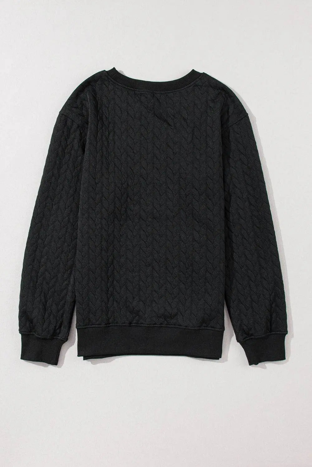 White Merry and Bright Quilted Sweatshirt - IVORYNN