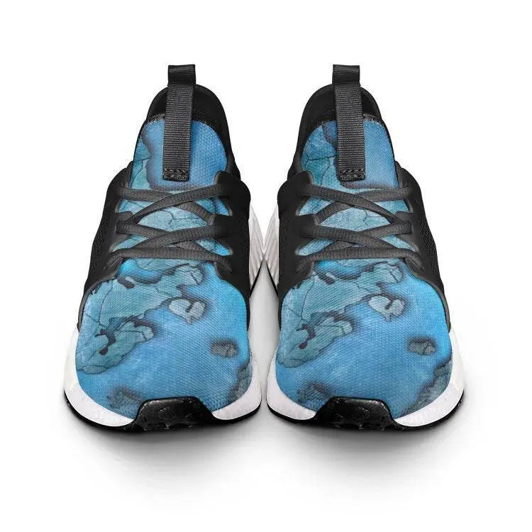 World Map Lightweight Men Mesh Sneaker - IVORYNN