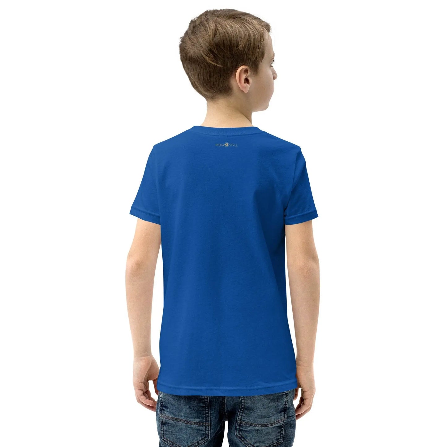 Youth Short Sleeve Blue T-Shirt - IVORYNN