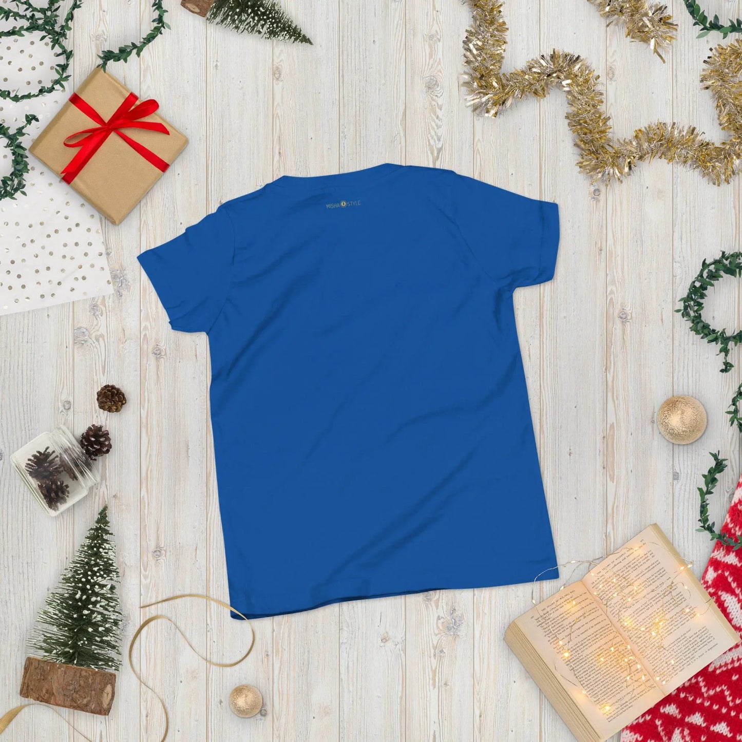 Youth Short Sleeve Blue T-Shirt - IVORYNN