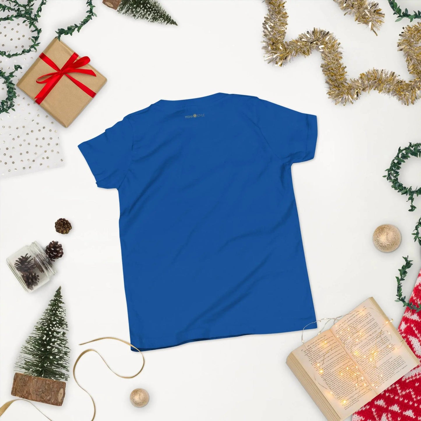Youth Short Sleeve Blue T-Shirt - IVORYNN