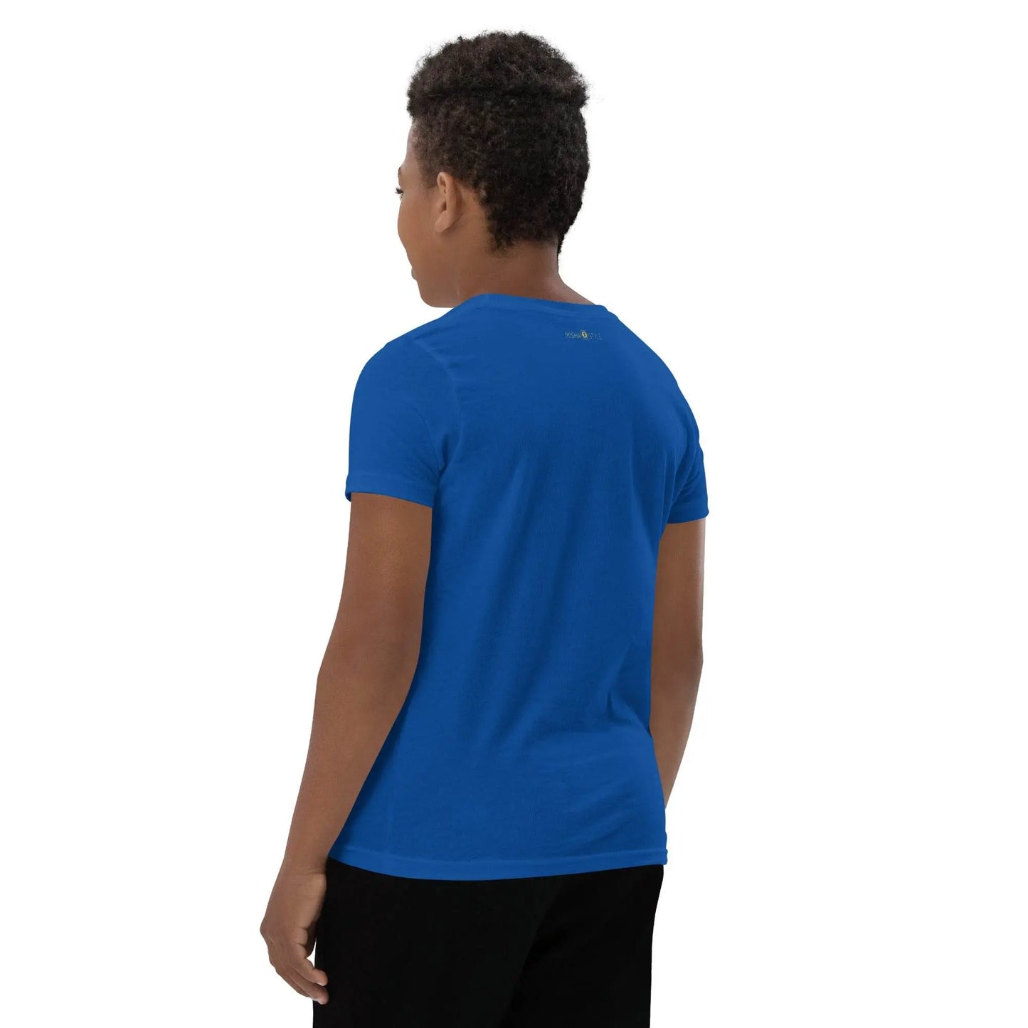 Youth Short Sleeve Blue T-Shirt - IVORYNN