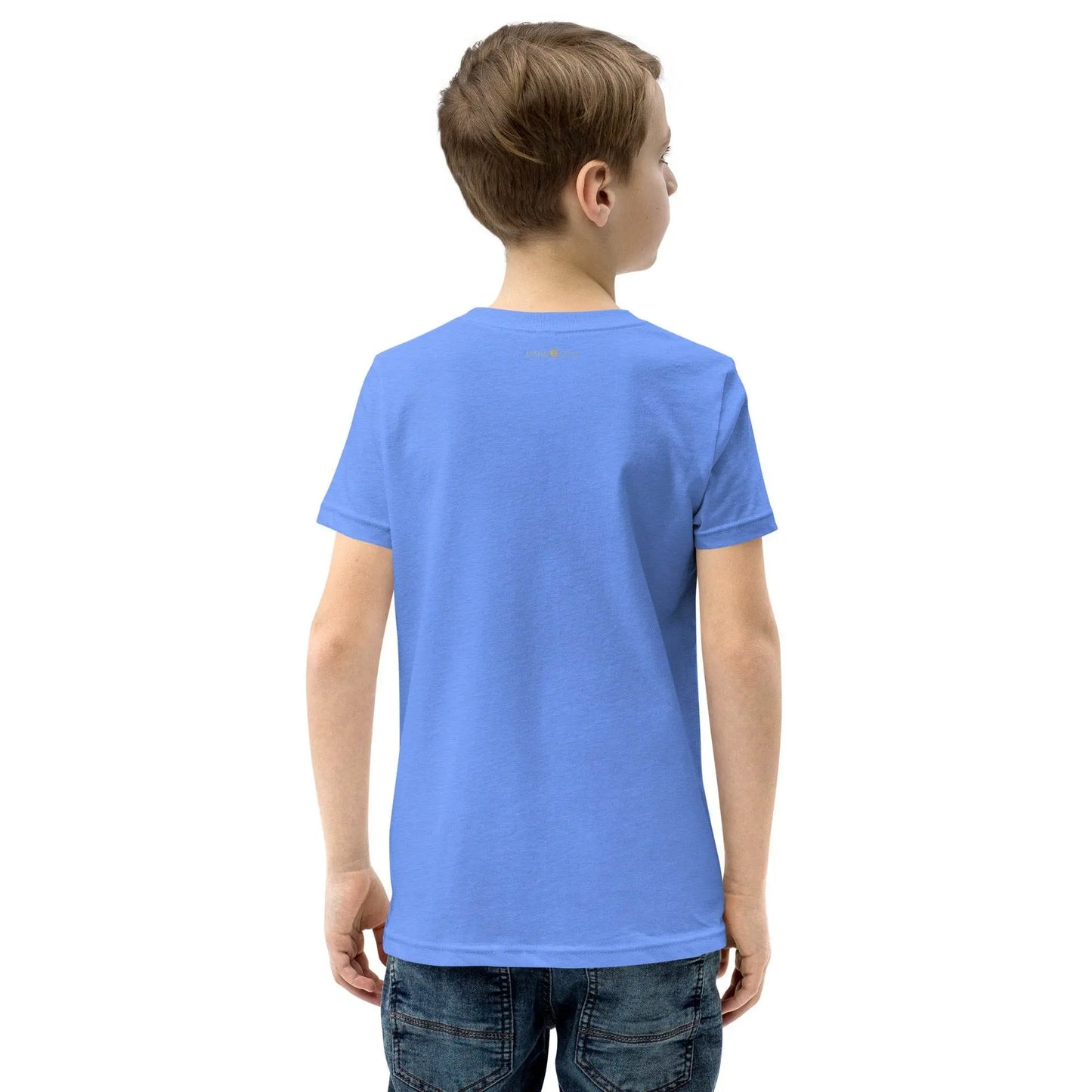 Youth Short Sleeve Blue T-Shirt - IVORYNN
