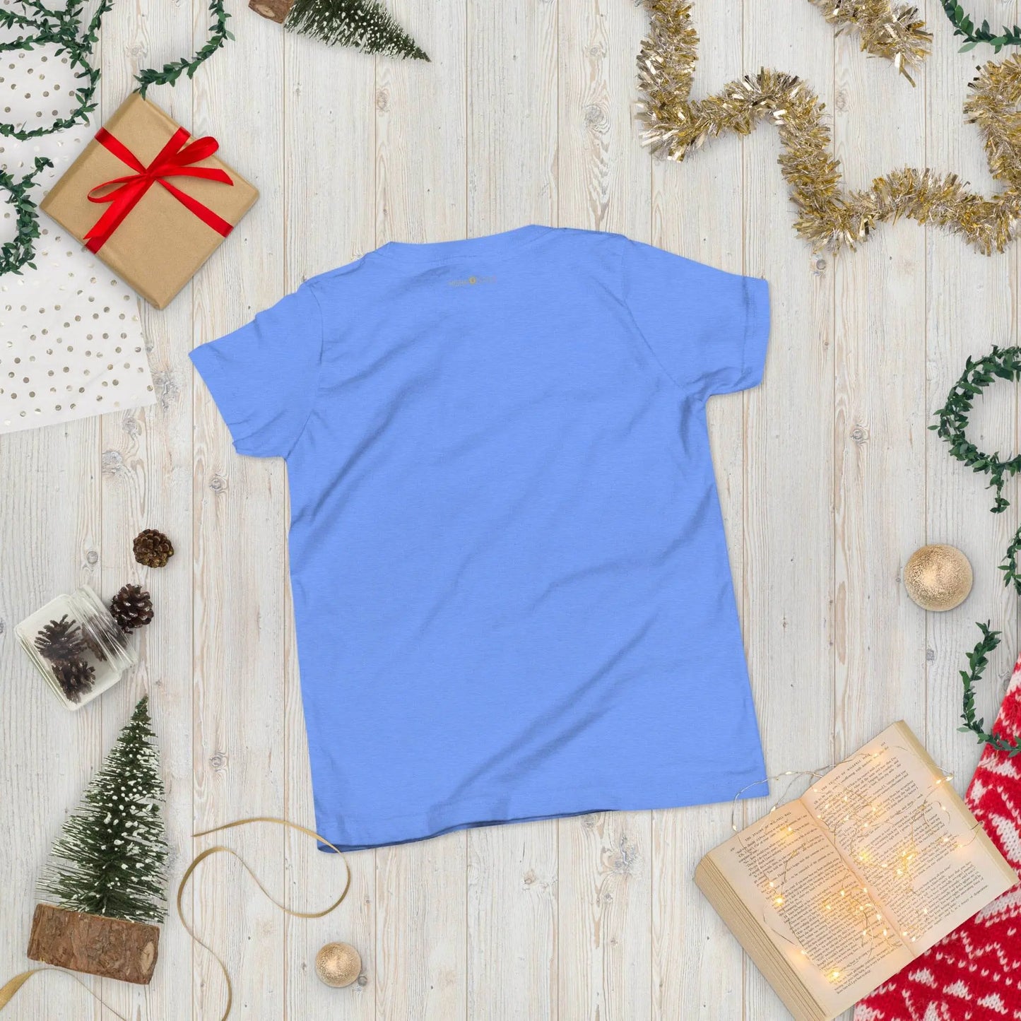 Youth Short Sleeve Blue T-Shirt - IVORYNN