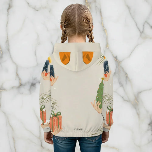 Back view showing Merry Christmas text