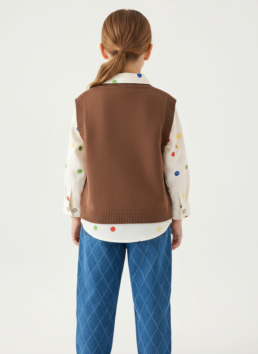 Back view studio shot