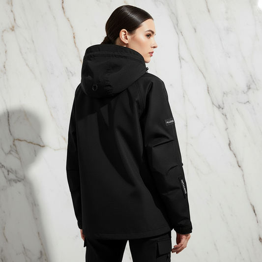 Back view with side profile