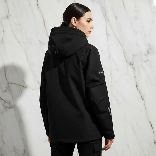 Back view with side profile